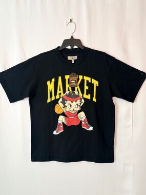 Market Betty Boop Basketball T-Shirt Black, S